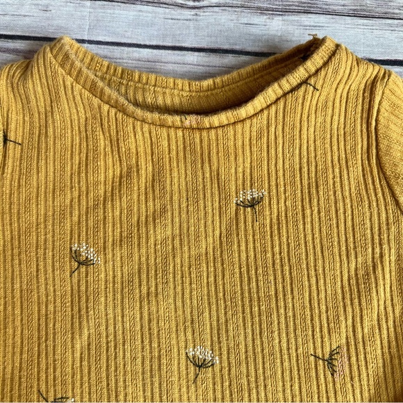 Zara Baby Ribbed Wildflower Top 9-12m - Picture 5 of 5